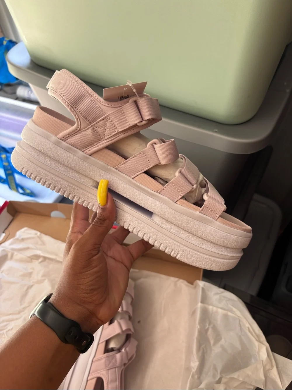 Nike icon platform sandals